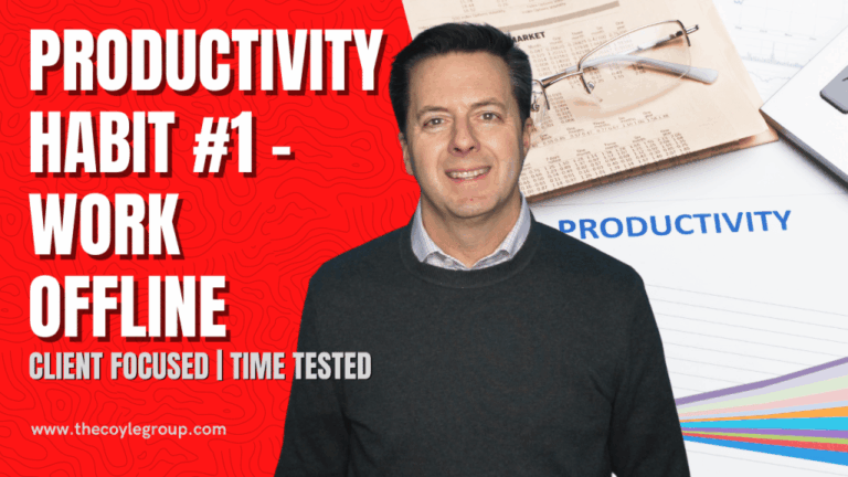 Productivity Habit #1 – Work Offline