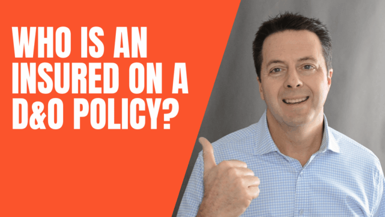 Who is an insured on a D&O policy? 