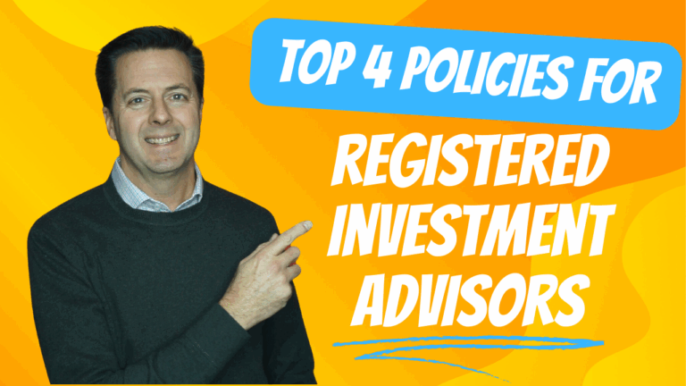 4 policies for registered investment advisors