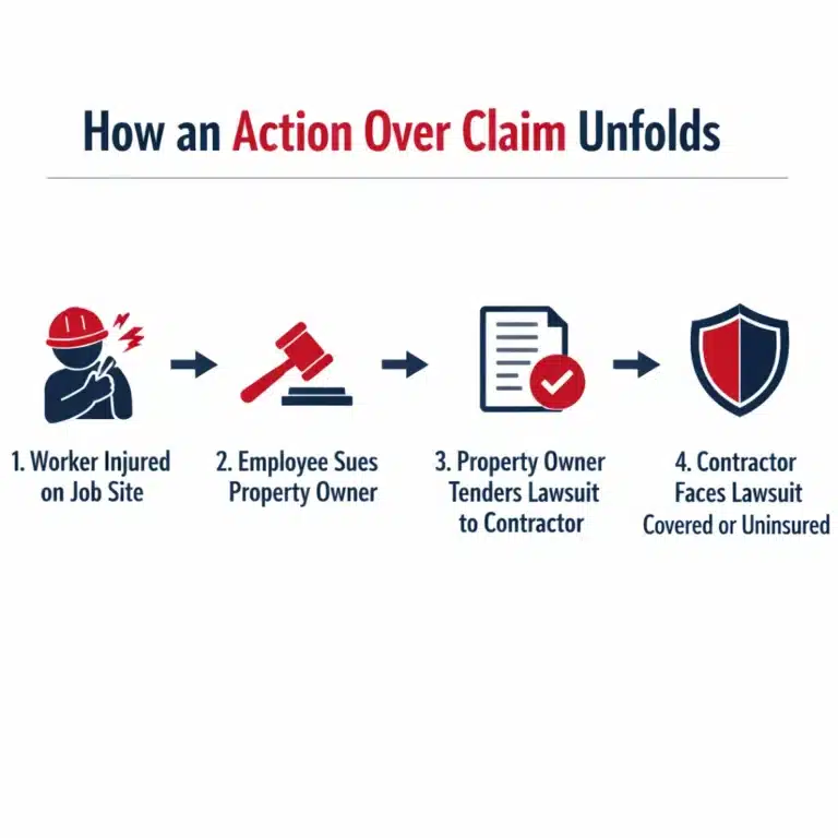 New York contractor reviewing action over liability insurance coverage gap on a construction site