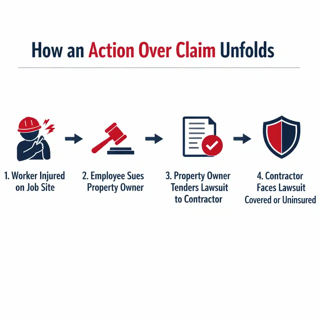 New York contractor reviewing action over liability insurance coverage gap on a construction site