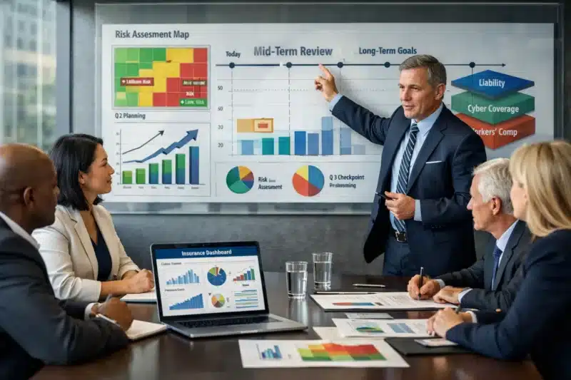 What should my insurance broker be doing when proactively reviewing risk management strategy with business leaders