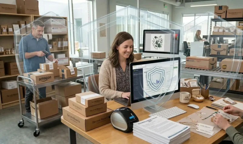 Ecommerce inventory, fulfillment operations, and business assets protected by a Business Owner's Policy within Ecommerce Business Insurance.
