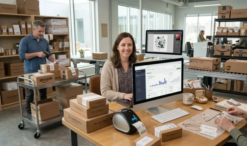 Multiple online business models including marketplace sellers, dropshippers, and direct-to-consumer brands represented under Ecommerce Business Insurance coverage.