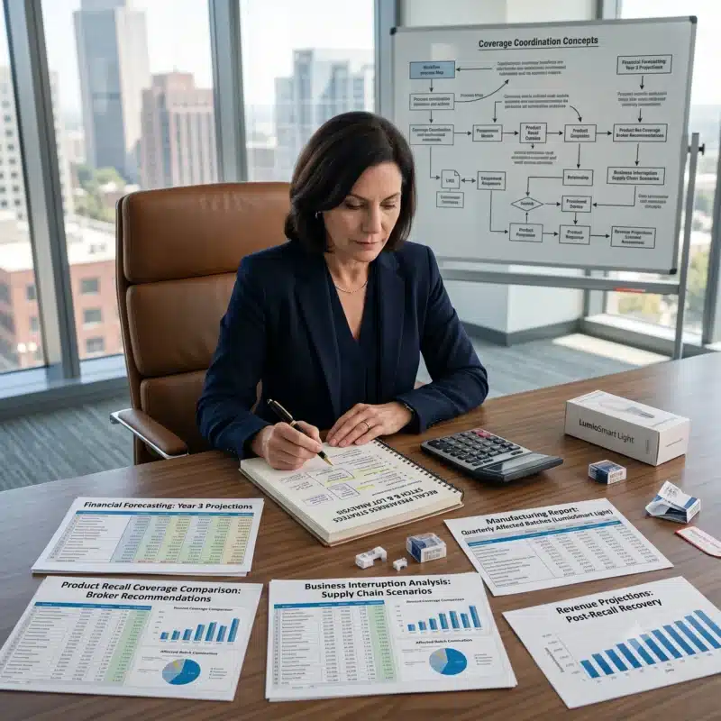 What Does a Product Recall Cost: A business owner analyzes financial projections, insurance coverage, and recall planning strategies to determine the appropriate level of protection before a recall occurs.