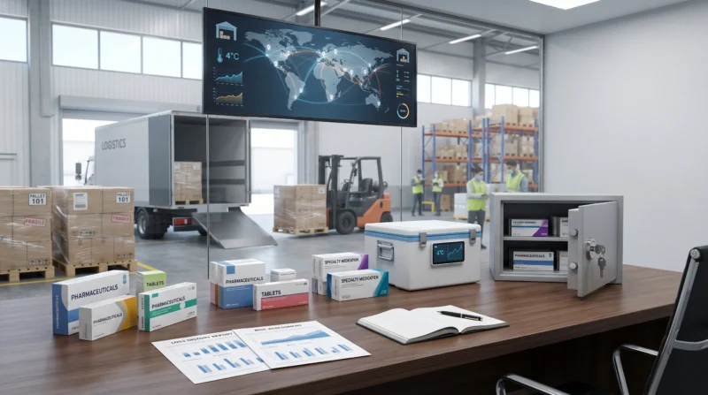Pharmaceutical Distributor Insurance premium factors including product mix, cold-chain exposure, controlled substances, cargo, fleet values, jurisdictions, and loss history
